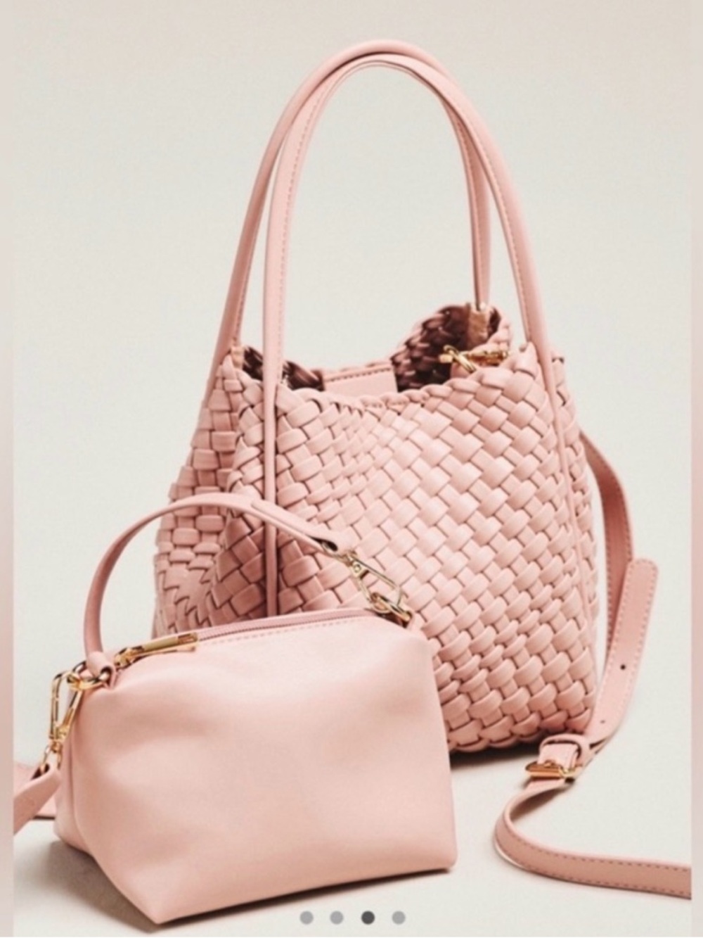 Anthropologie Hollace Mini Tote Pink